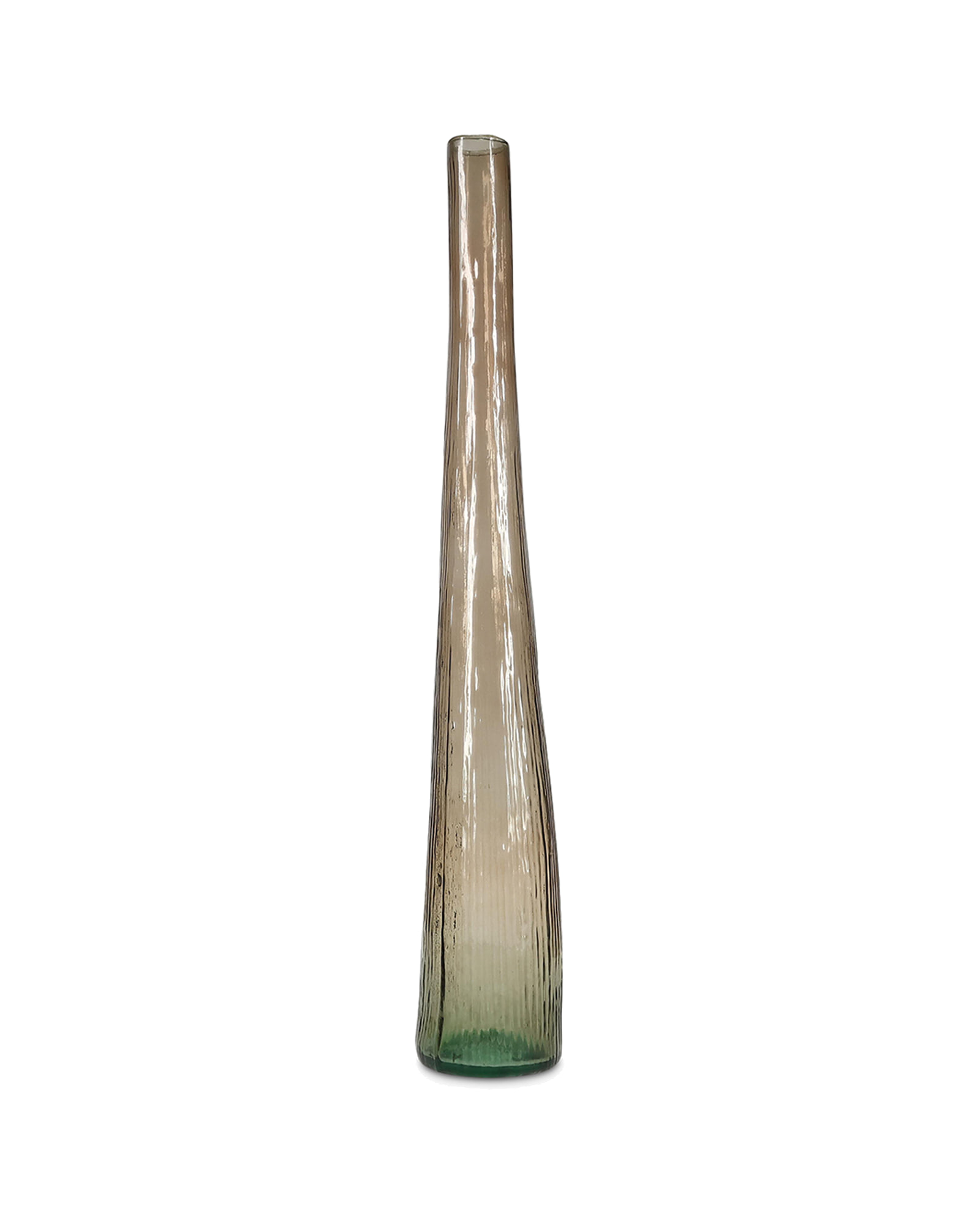 Twig Vase aus Glas, Braun, Ø 9 cm, H 59 cm, Ansicht 1