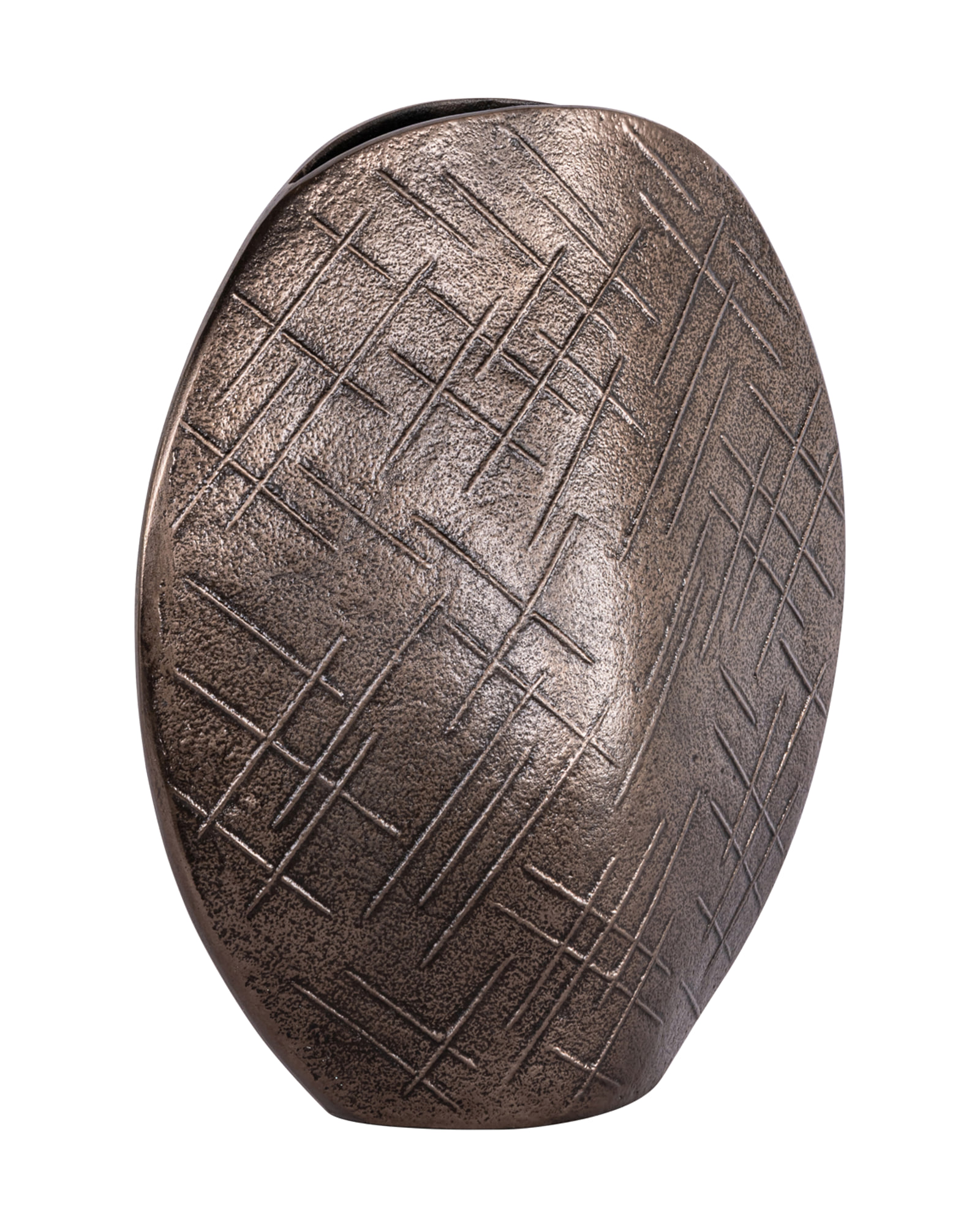 Vase Olivra, Bronzefarben, groß von Richmond Interiors, Produktansicht 2