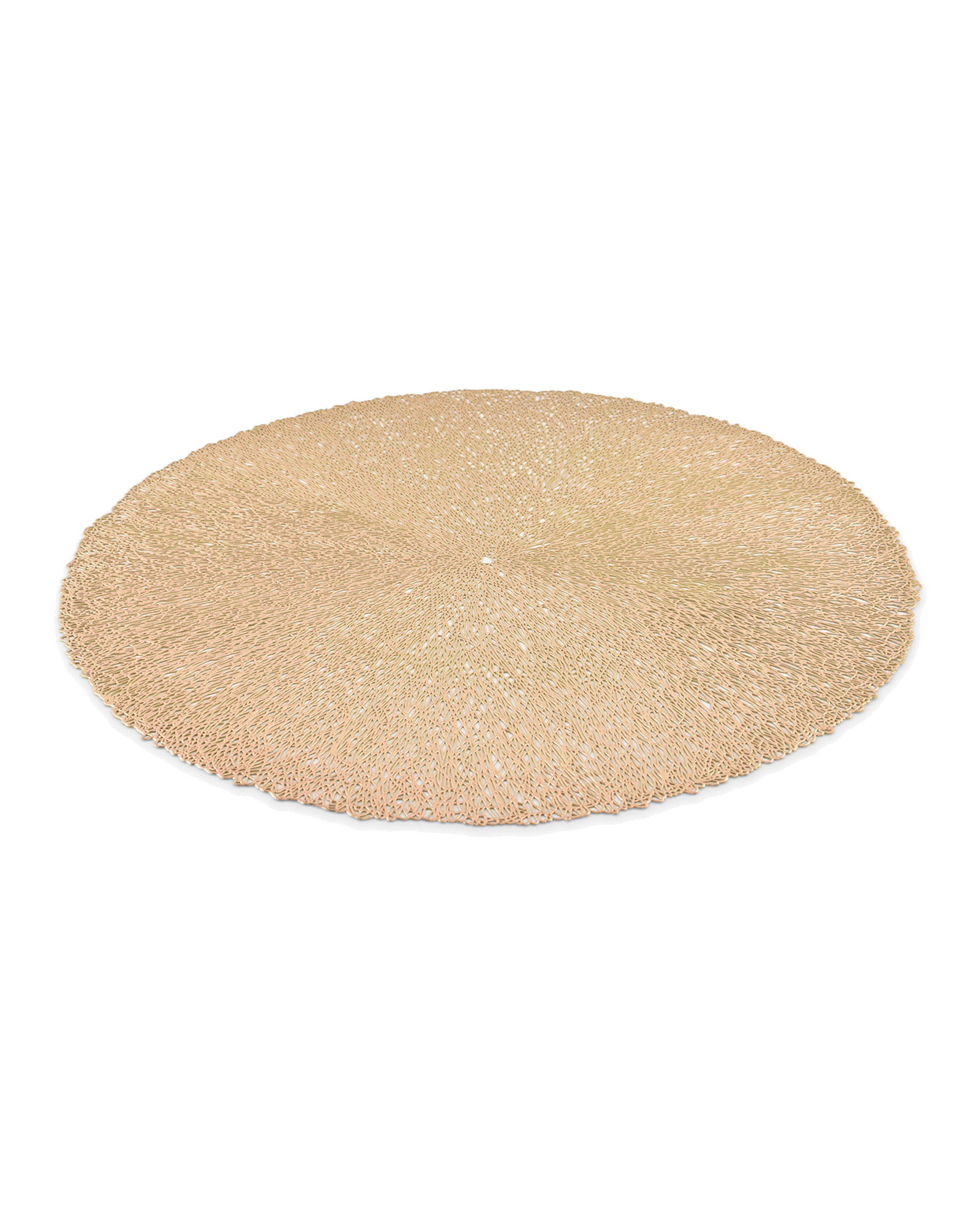 Vene Platzset rund aus Kunststoff, Gold, L 38 cm, Ansicht 2