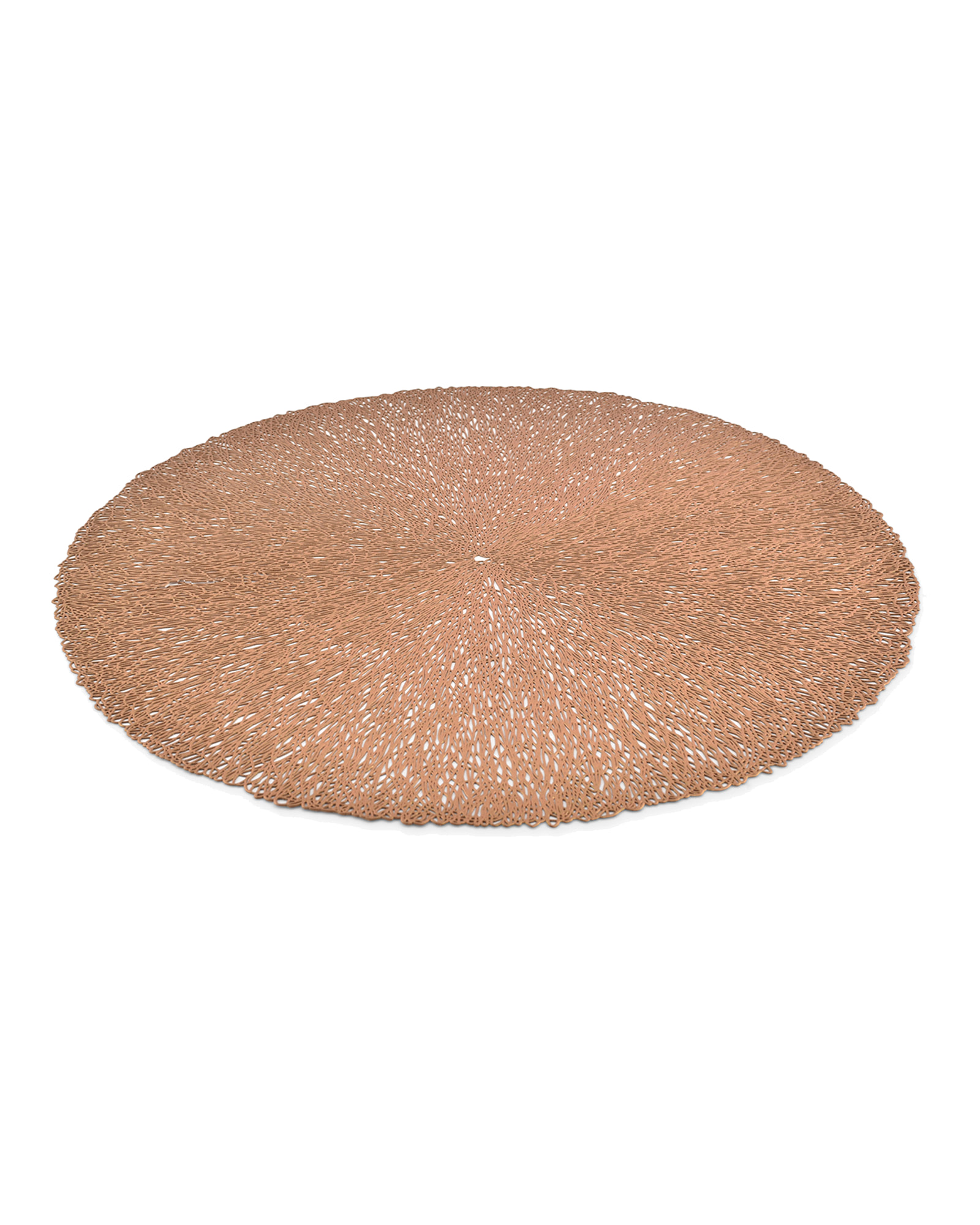 Vene Platzset rund aus Kunststoff, Kupfer, L 38 cm, Ansicht 2