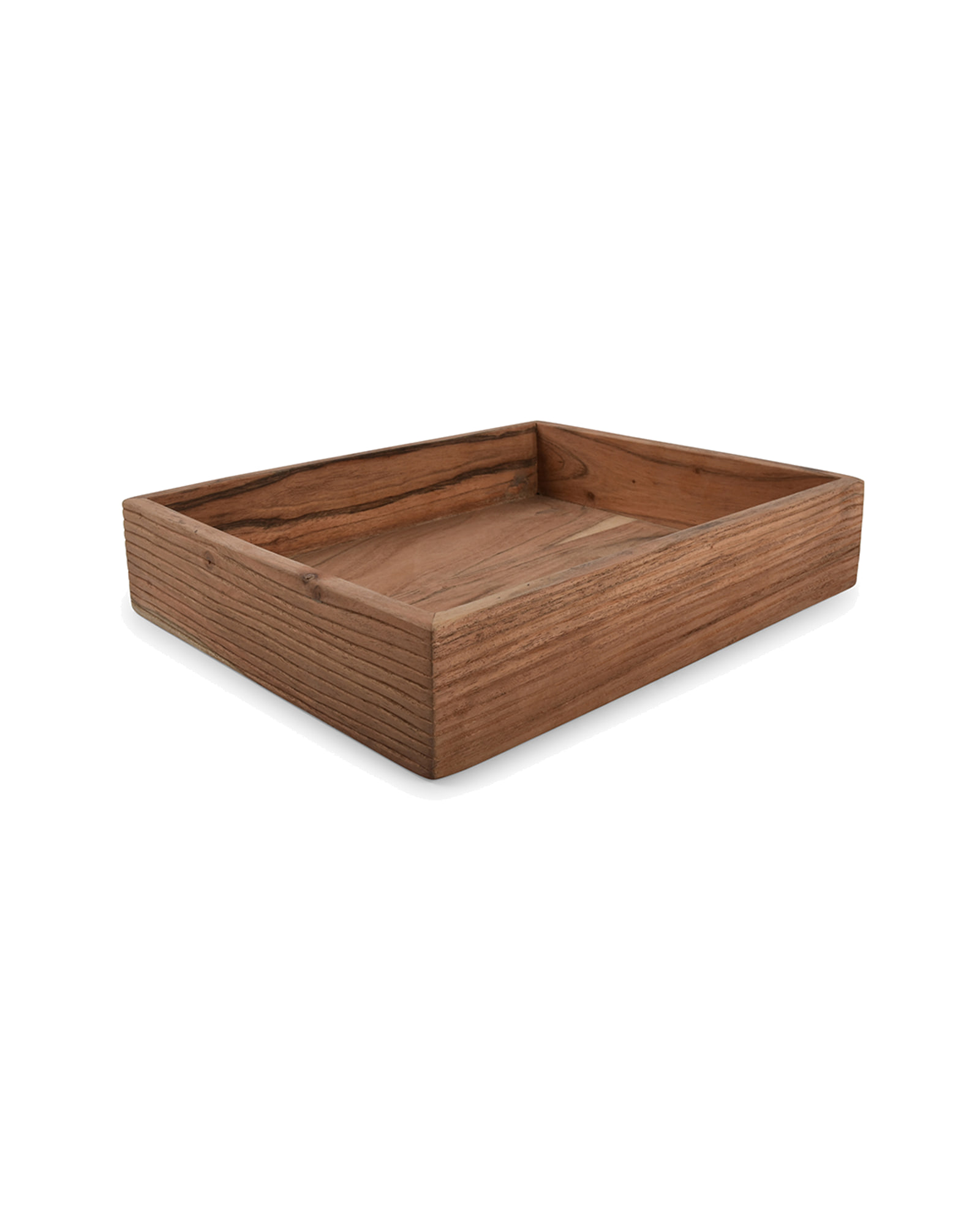 Venna Serviertablett aus Holz, Natur, 35 × 24 cm, H 6,5 cm, Ansicht 1
