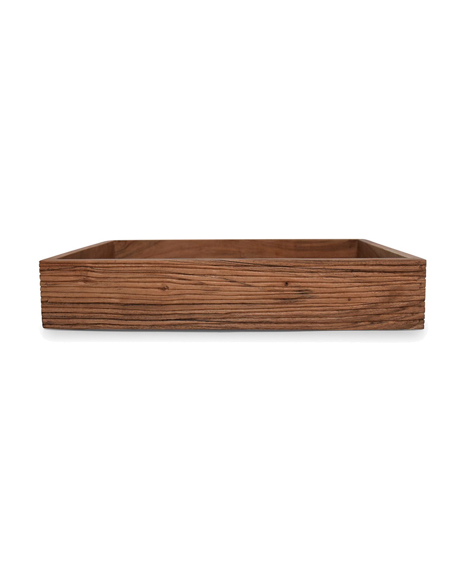 Venna Serviertablett aus Holz, Natur, 35 × 24 cm, H 6,5 cm, Ansicht 3