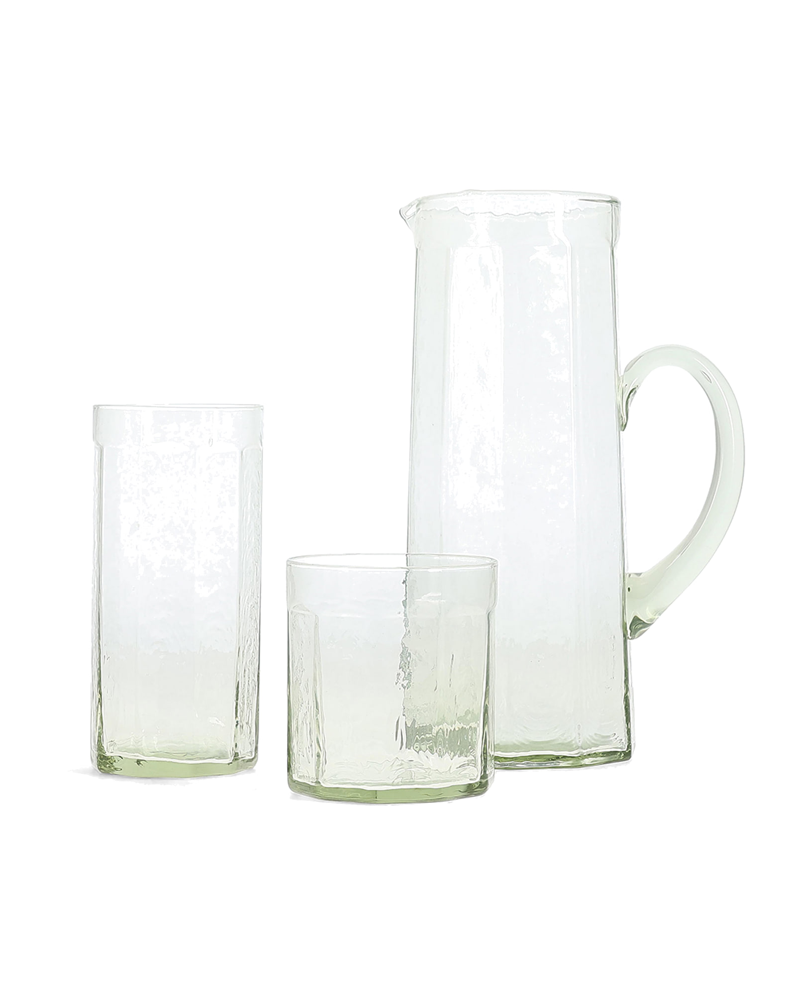 Verde Trinkglas mit strukturierter Oberfläche, 360 ml, Ansicht 3