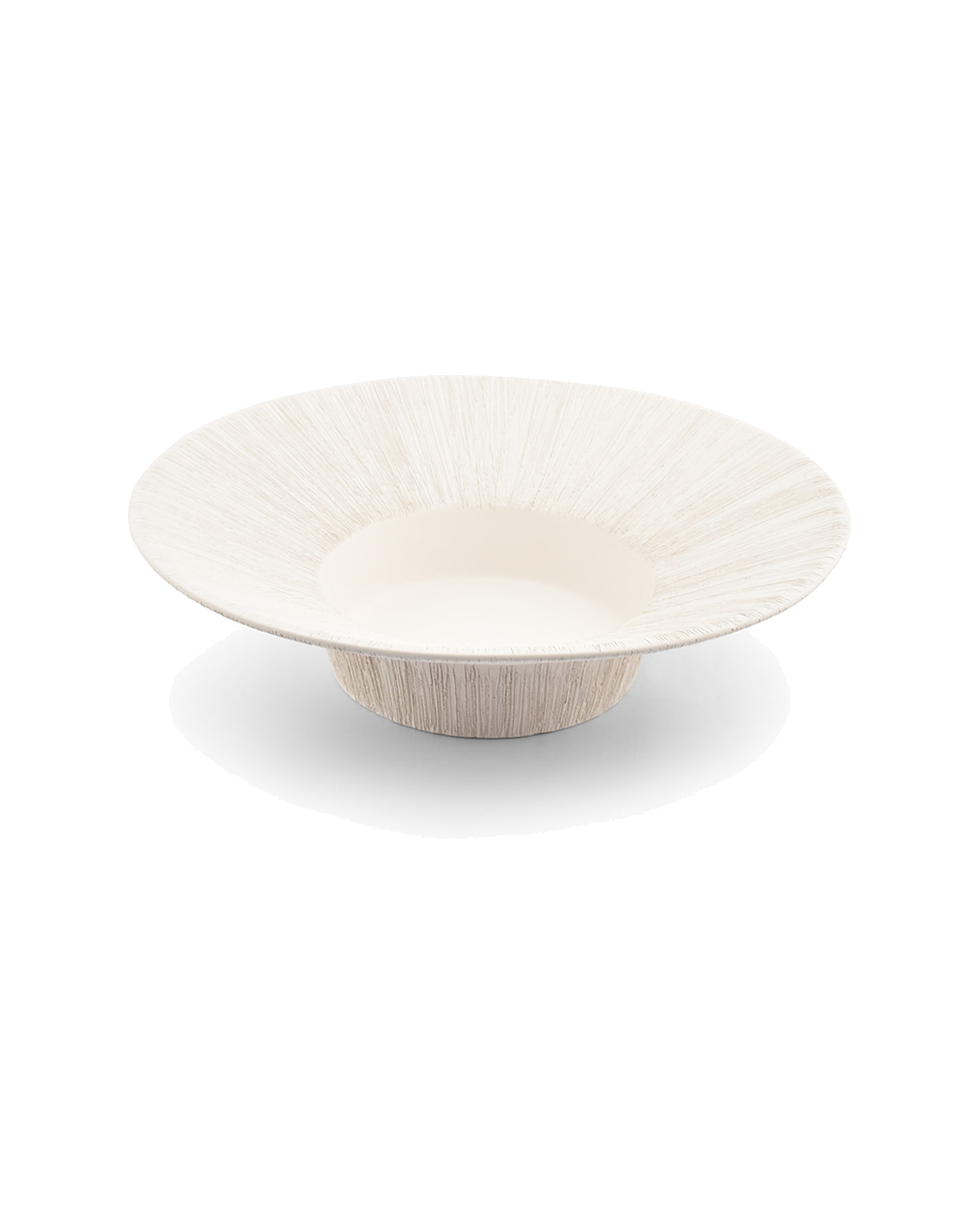 Vico Dekoschale aus Steinzeug, Beige, Ø 35 cm, H 9,5 cm, Ansicht 2