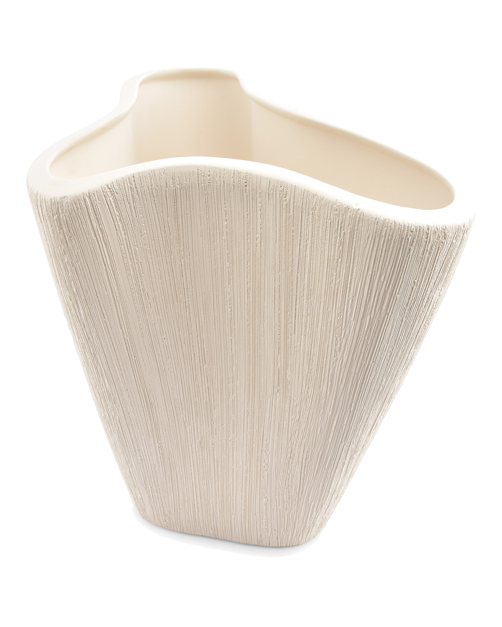 Vico Vase aus Steinzeug, Beige, Ø 28,5 cm, H 27 cm, Ansicht 2