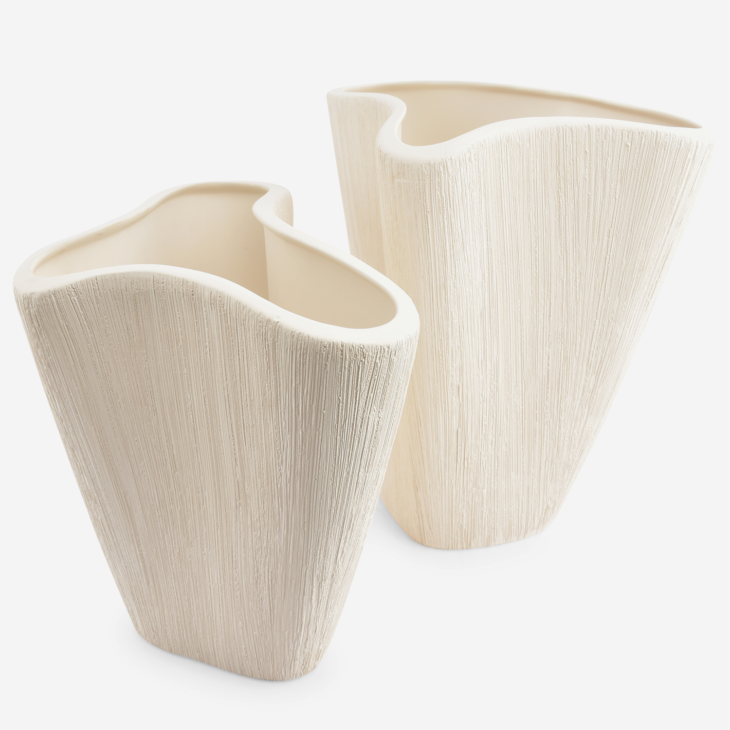 Vico Vase aus Steinzeug, Beige, Ø 28,5 cm, H 27 cm, Ansicht 4