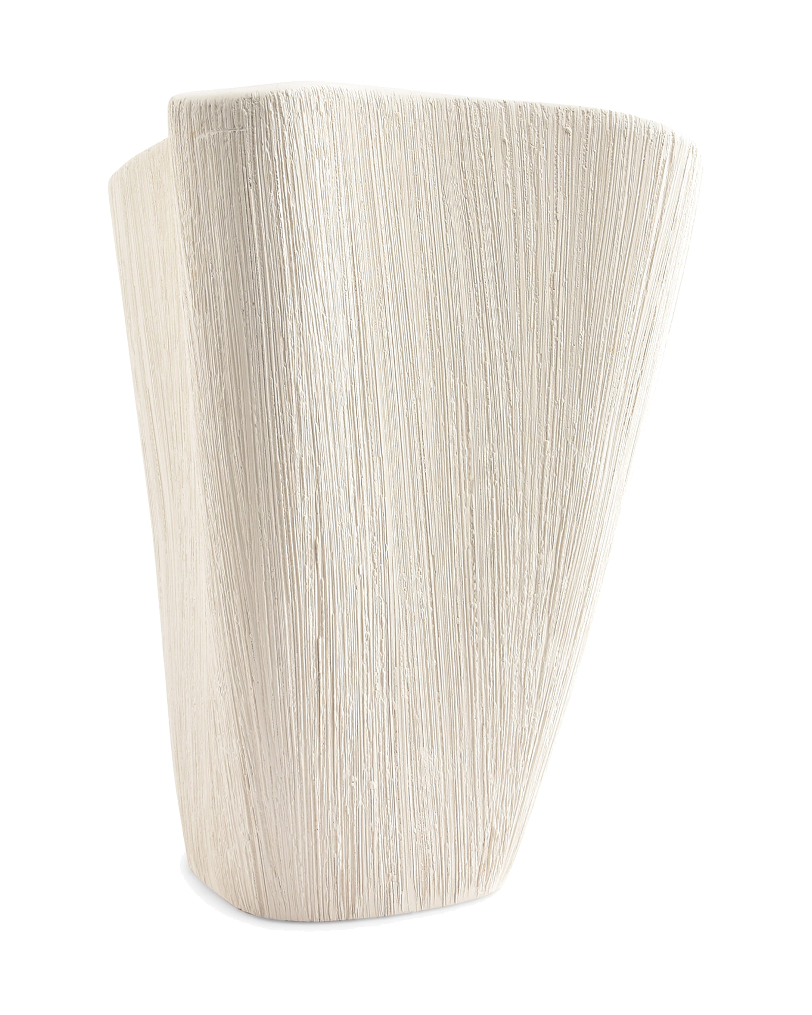 Vico Vase aus Steinzeug, Beige, Ø 28,5 cm, H 32,5 cm, Ansicht 1