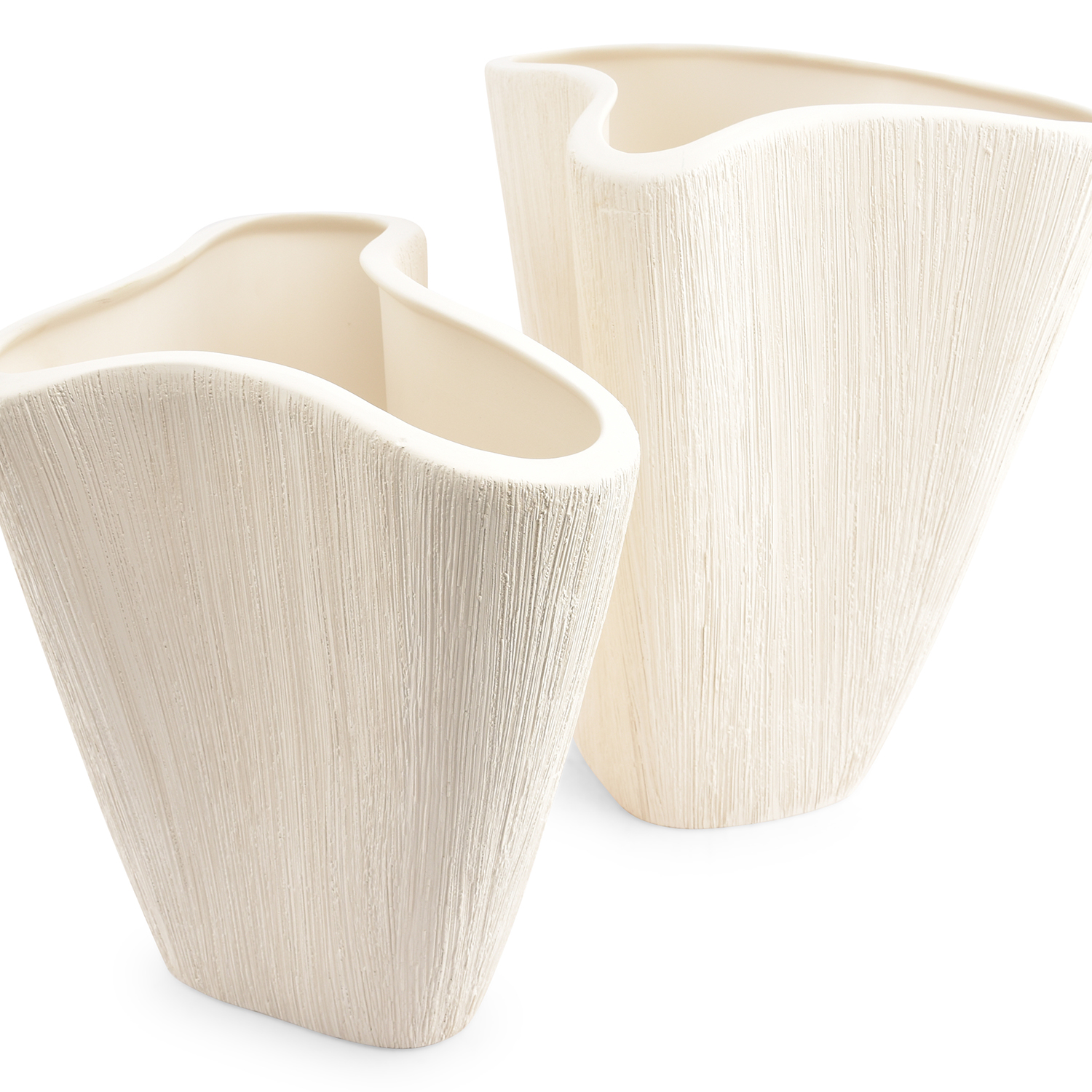 Vico Vase aus Steinzeug, Beige, Ø 28,5 cm, H 32,5 cm, Ansicht 4