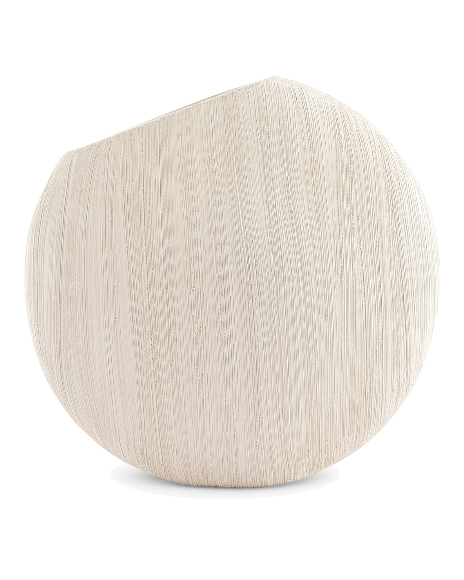 Vico Vase aus Steinzeug, Beige, Ø 30 cm, H 29 cm, Ansicht 1