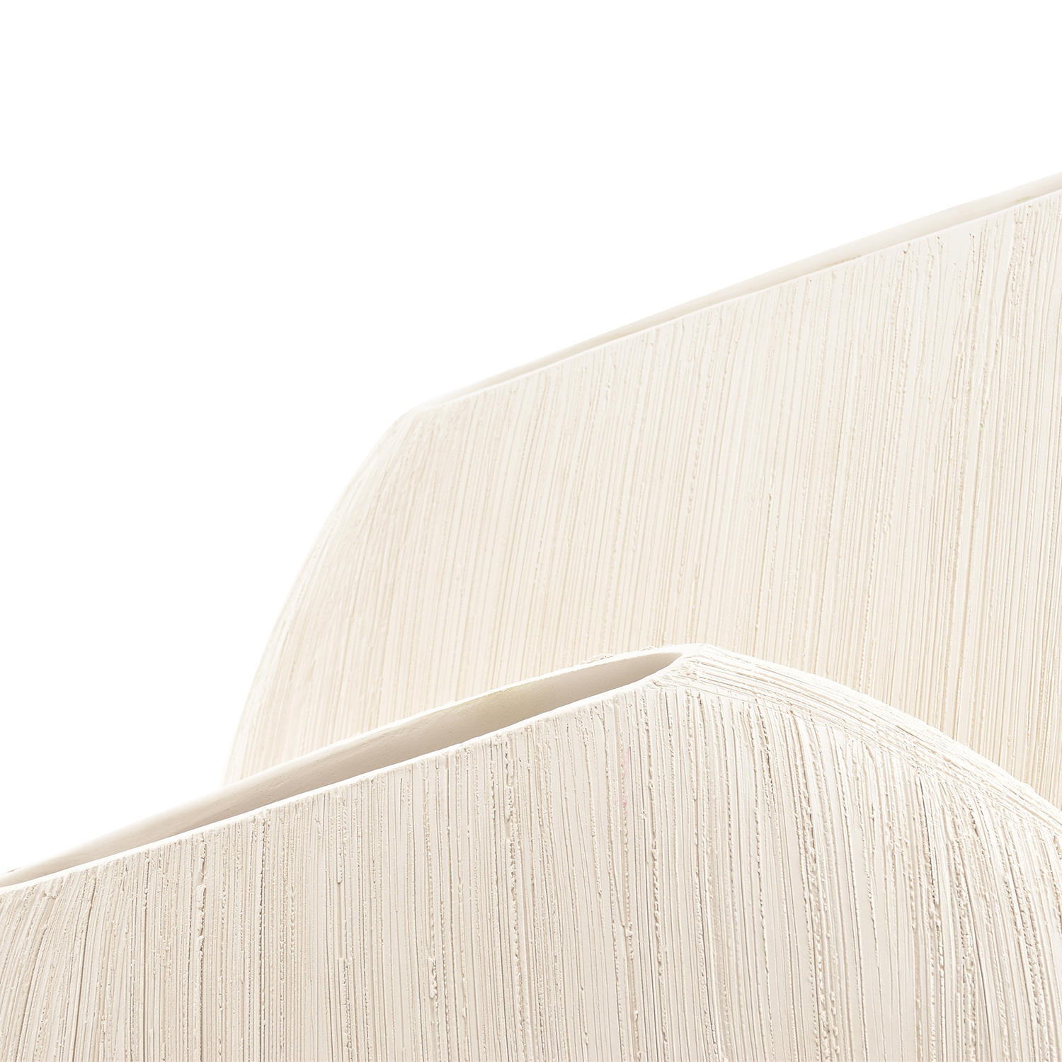 Vico Vase aus Steinzeug, Beige, Ø 30 cm, H 29 cm, Ansicht 3