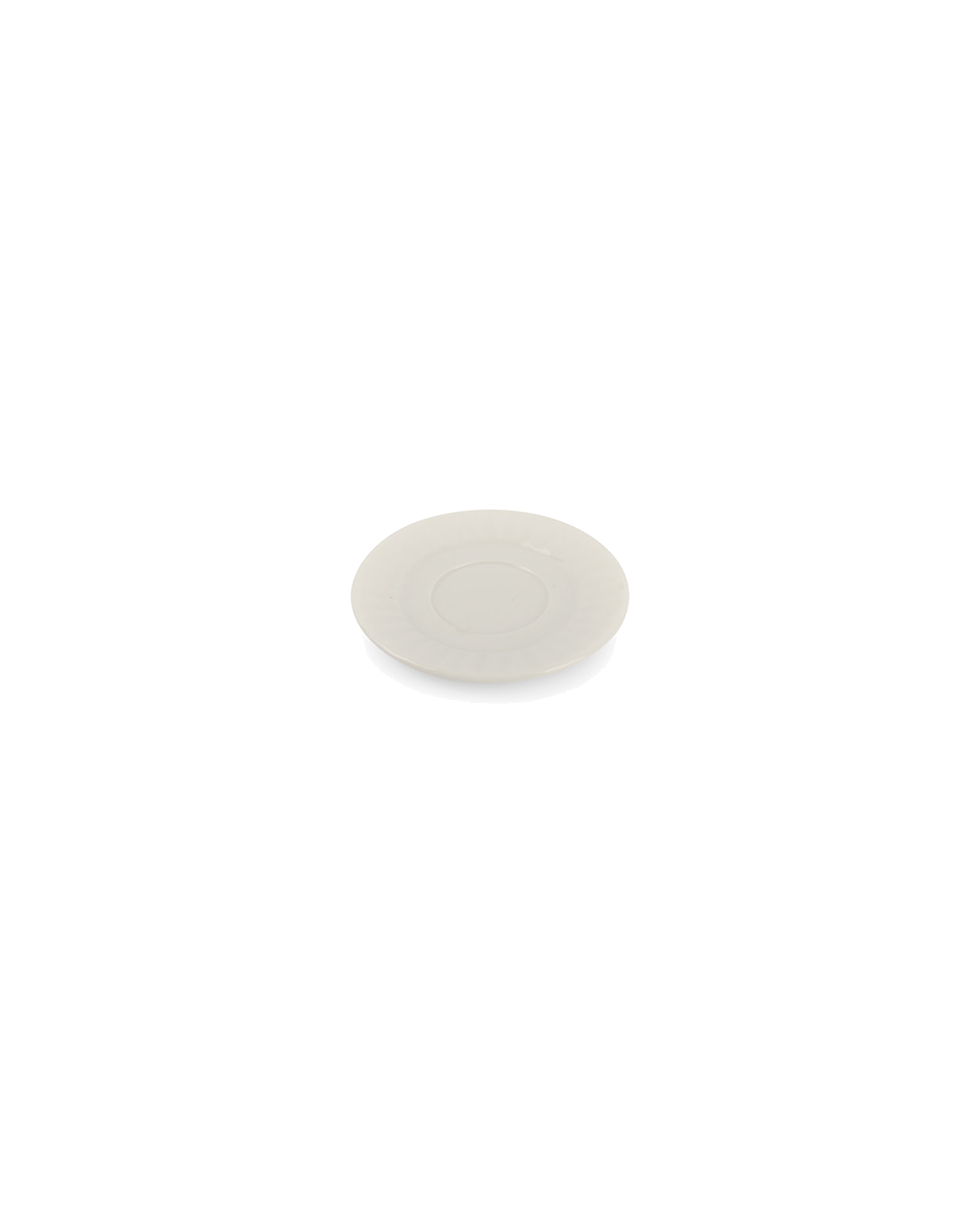 Vista Mokka-Untertasse aus Porzellan, Weiß, Ø 11,5 cm, Ansicht 2