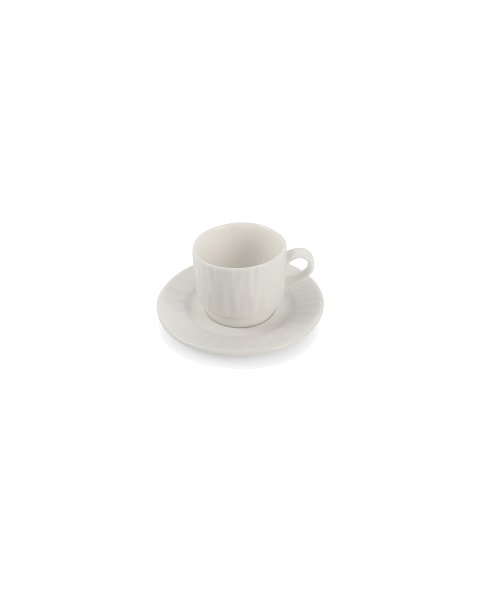 Vista Mokkatasse aus Porzellan, Weiß, 100 ml, Ansicht 4
