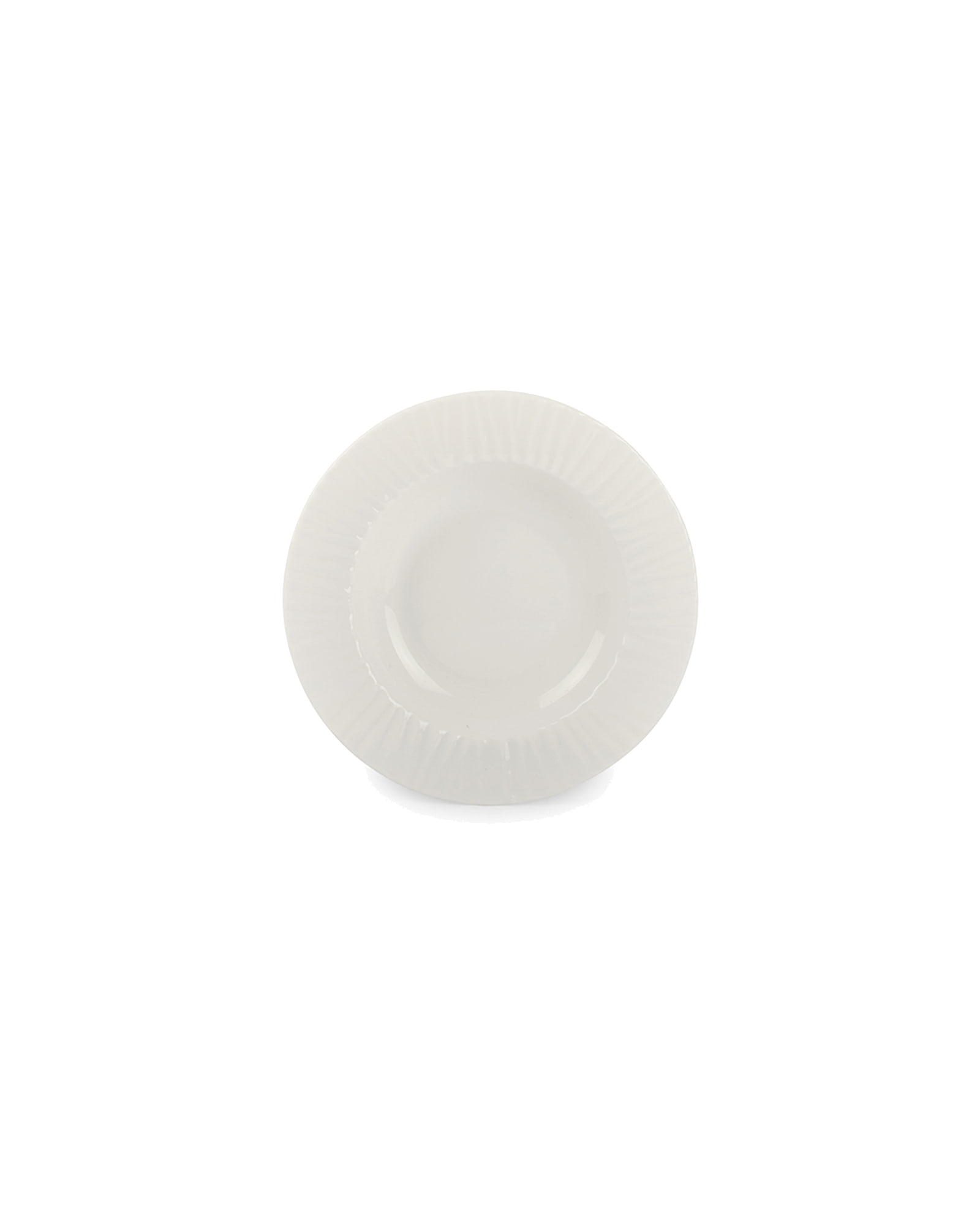Vista Suppenteller aus Porzellan, Weiß, Ø 23 cm, H 3 cm, Ansicht 3