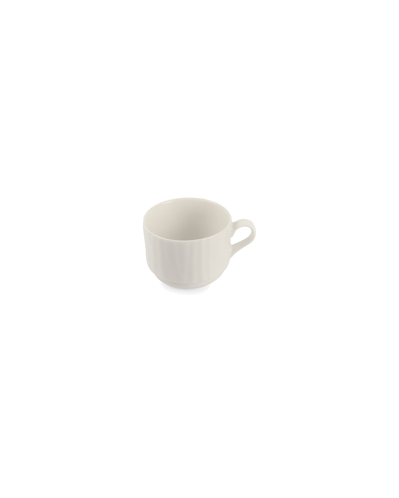 Vista Tasse aus Porzellan, Weiß, 200 ml, Ansicht 2