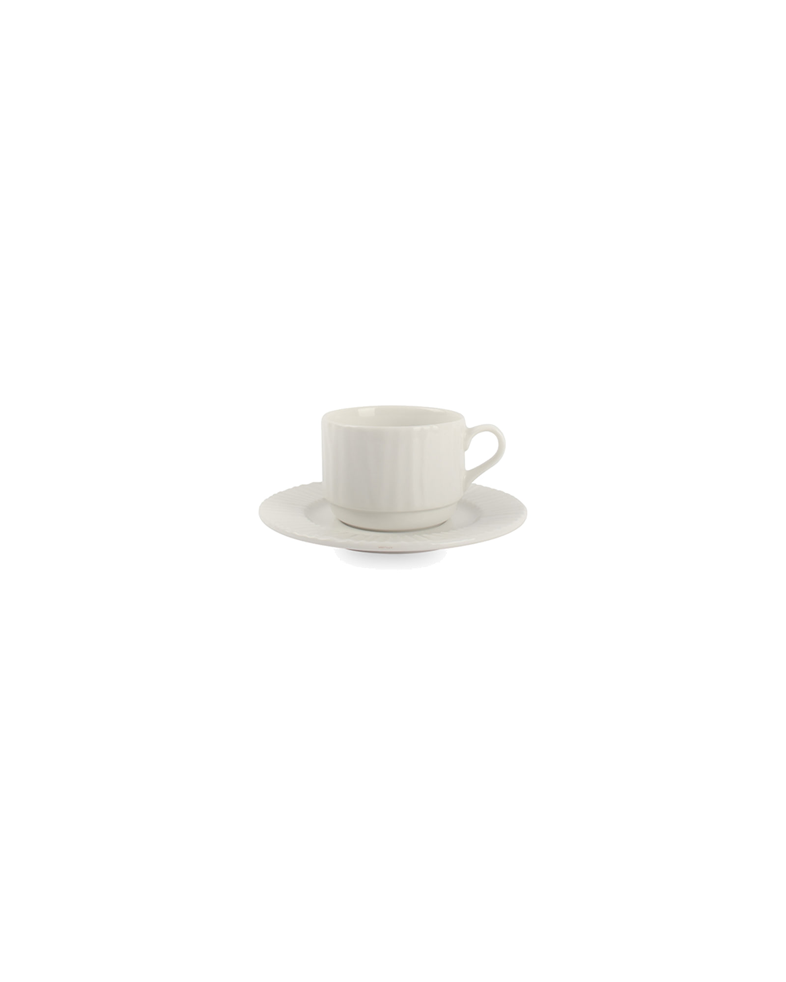 Vista Tasse aus Porzellan, Weiß, 200 ml, Ansicht 3