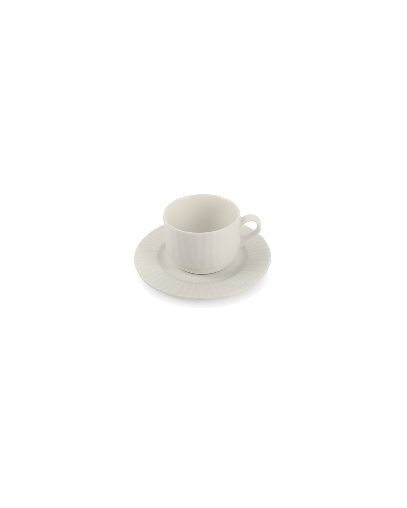 Vista Tasse aus Porzellan, Weiß, 200 ml, Ansicht 4