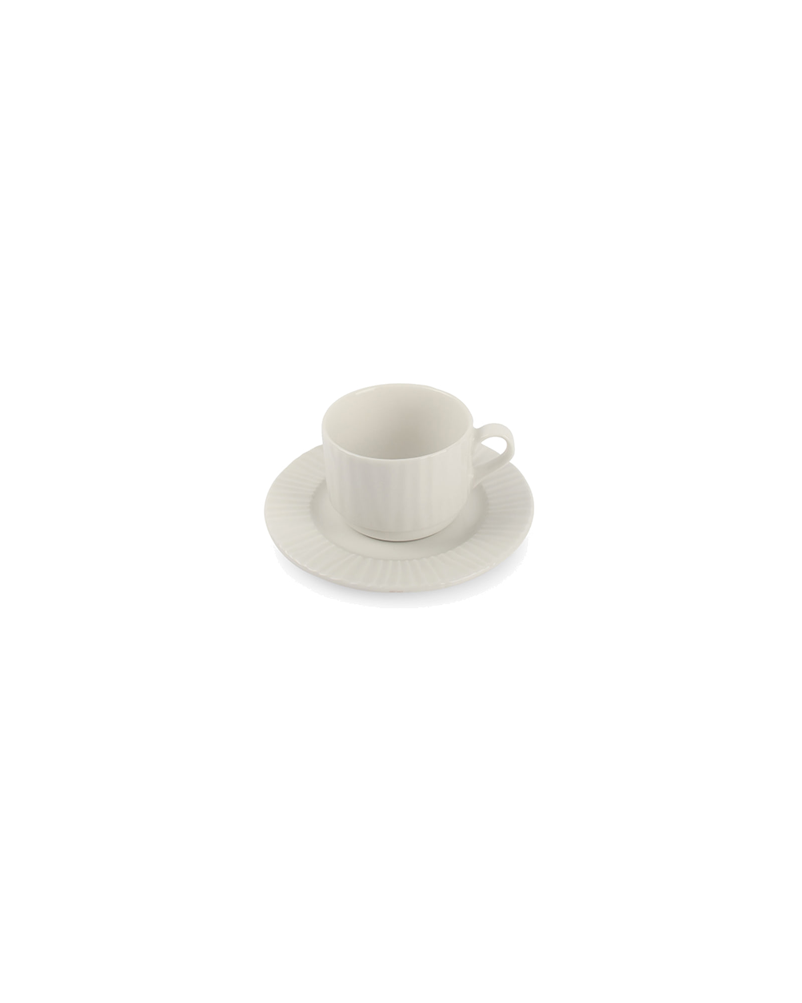 Vista Untertasse aus Porzellan, Weiß, Ø 15,5 cm, Ansicht 4