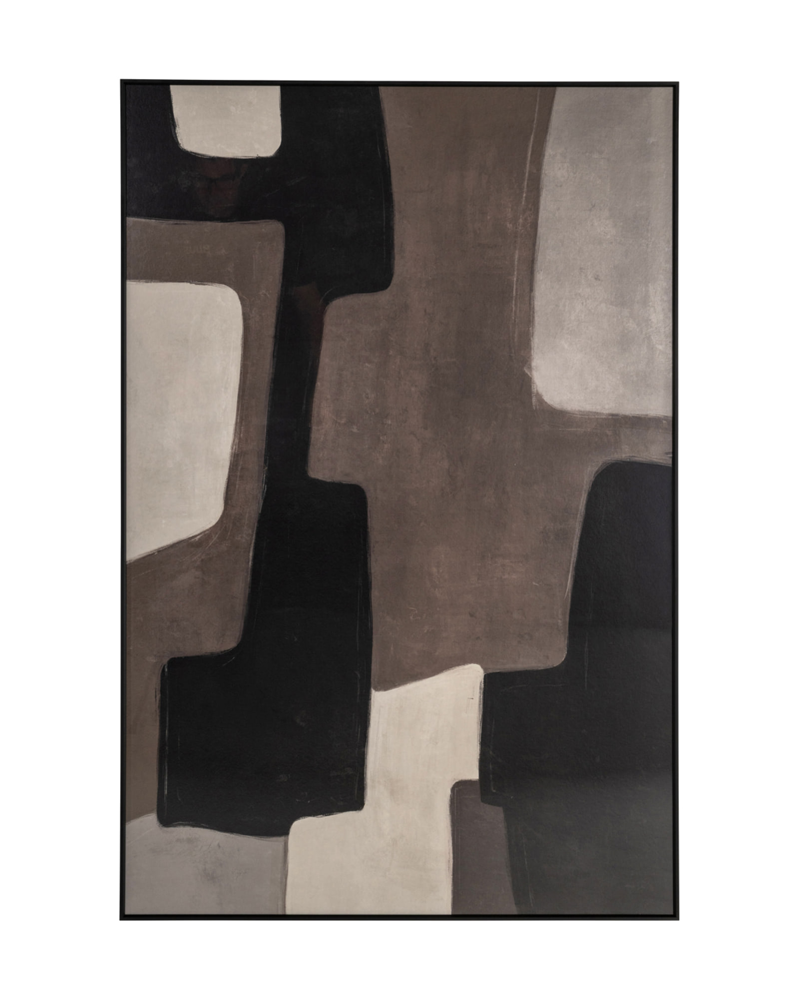 Wandbild Mirage, Braun, links von Richmond Interiors