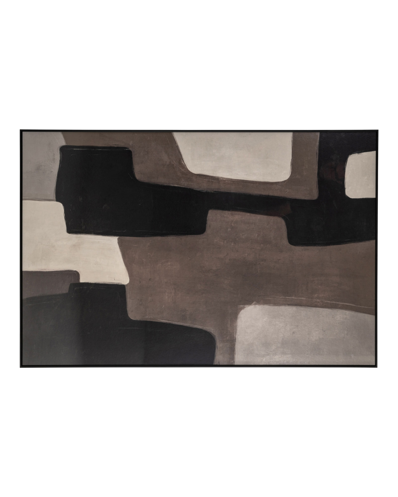 Wandbild Mirage, Braun, links von Richmond Interiors, Produktansicht 2