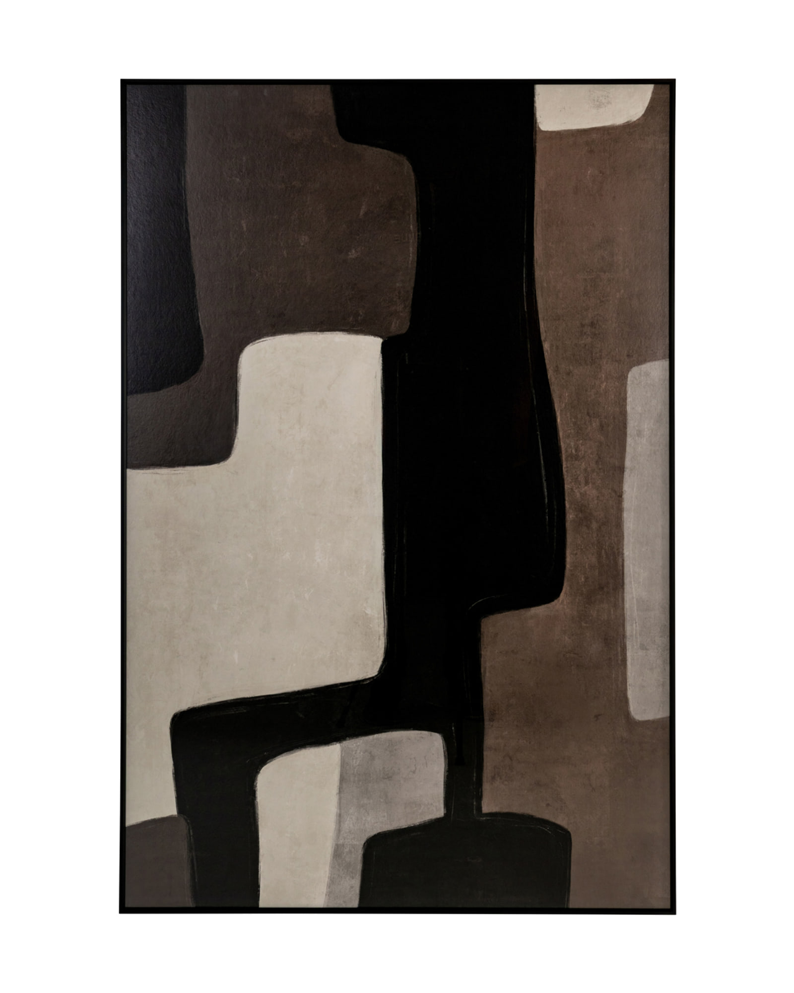 Wandbild Mirage, Braun, rechts von Richmond Interiors